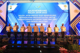 Musrenbang Polda Jatim Siap Mendukung Peningkatan Produktifitas dan Transformasi Ekonomi