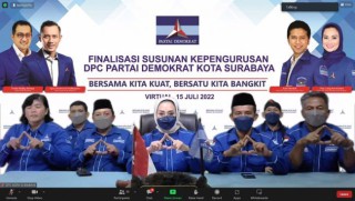 Lucy Kurniasari Pimpin DPC Partai Demokrat Surabaya Periode 2022 - 2027