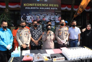Polresta Malang Berhasil Menggagalkan Peredaran Narkoba, Puluhan Ribu Pil Koplo Diamankan