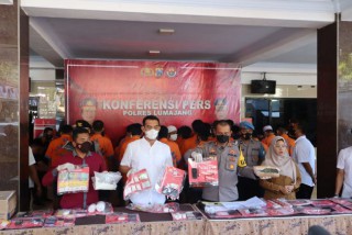 Polres Lumajang Berhasil Amankan 33 Tersangka Pengedar dan Pengguna Aktif Okerbaya