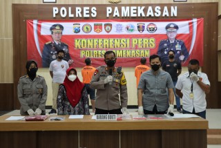 Polres Pamekasan Berhasil Amankan Dua Tersangka Pemerasan