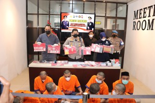 Dalam Sepekan Polres Ponorogo Berhasil Ungkap 9 Kasus dan Gagalkan Peredaran Narkoba