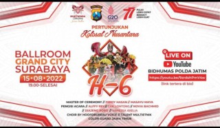 Sebanyak 23 Talent Siap Meriahkan Gebyar Malam Puncak Harmoni Nusantara Polda Jatim 2022