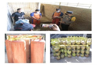 Berhasil Ungkap Pengoplosan LPG Bersubsidi,Polres Jombang Amankan Tersangka dan Ratusan Tabung LPJ 3