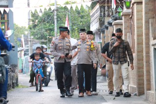 Silaturahmi ke Ketua PCNU, Kapolresta Mojokerto Bersama Ulama Sepakat Tolak Berita Hoax