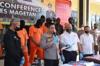 Polres Magetan Berhasil Ungkap Peredaran Pupuk Palsu,Tiga Tersangka Diamankan