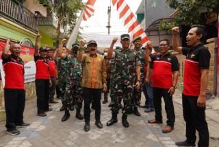 Kodim 0816/Sidoarjo Menerima Kujungan Kerja Danrem 084/BJ