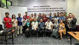 BPJamsostek Gresik Edukasi Pertolongan Pertama Kegawatdaruratan Pada Pekerja Non-Medis