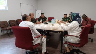 Pangdam V/Brawijaya Tinjau Lokasi Kesiapan Kunker Wakil Presiden RI Di Gresik.