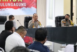 Gelar Piramida, Polres Tulungagung Ajak Media Ciptakan Kamtibmas yang Kondusif