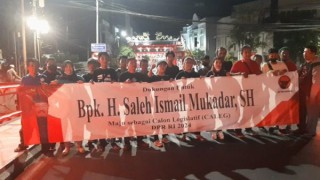 Simpatisan PDI Perjuangan Banteng Lawas Deklarasikan H. Saleh Ismail Mukadar, S.H Maju Menjadi Caleg DPR RI Tahun 2024