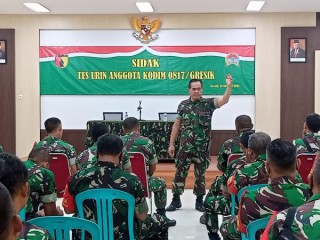 Kodim 0817/Gresik Bebas Narkoba.