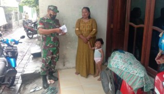 Babinsa Koramil 0830/02 Semampir Data Anak Stunting di Wilayah