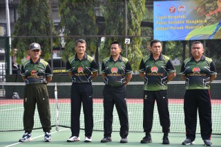 Open Tournament Tennis Lapangan Danrem Cup dibuka Secara Resmi oleh Danrem 084/BJ