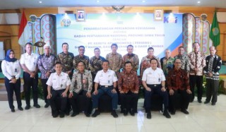 Amankan Aset KAI, Tiga Kepala Daop Teken PKS dengan Kanwil BPN Jawa Timur