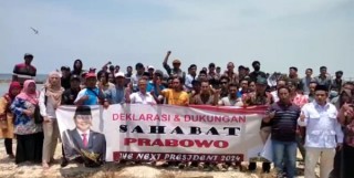 Sahabat Prabowo Lamongan Deklarasikan Prabowo Capres 2024