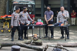 Polres Tulungagung Tingkatkan Kemampuan Personel Hadapi Bencana Alam