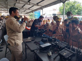 Gelar Open House, Polres Nganjuk Dorong Siswa Jadi Pelopor Keselamatan Lalu Lintas