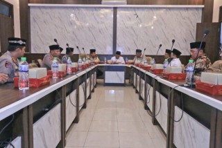 Silaturahmi Polda Jatim dengan PWNU Jawa Timur Wujudkan Harkamtibmas Kondusif