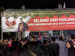 Ribuan Relawan Desgan Ponorogo Deklarasikan Ganjar Pranowo Maju Pilpres 2024