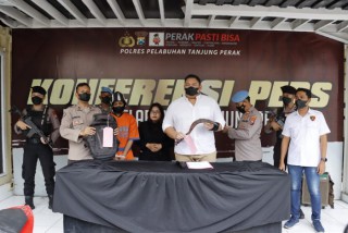 Kurang Dari 24 Jam Polres Tanjung Perak Berhasil Amankan Pelaku Pembunuhan di Tenggumung