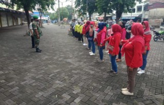 Koramil Benowo Apel Gebyar PSN Bersama Kader Surabaya Hebat Kelurahan Babat Jerawat