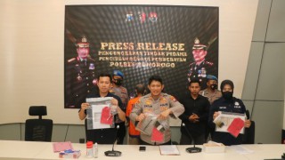 Polres Ponorogo Ungkap Curanmor Spesialis Mobil Barang, 4 Tersangka Berhasil Diamankan