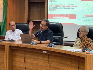 Pakar Hukum Pidana Tegaskan Tragedi Kanjuruhan Bukan Pelanggaran HAM Berat dan Pembunuhan Berencana