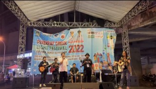 BPJS Ketenagakerjaan Gresik Bidik Peserta BPU di Light Festival 2022