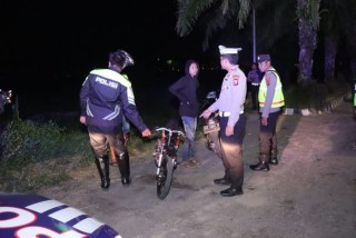 Patroli Skala Besar, Polres Kediri Amankan Belasan Kendaraan Tak Penuhi Standar