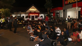 Patroli Cipta Kondisi, Polres Ponorogo Amankan Puluhan Motor Untuk Aksi Balap Liar