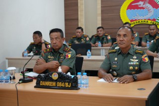 Danrem 084/BJ Mengikuti Pembukaan Pelatihan Teknis Percepatan Penurunan Stunting