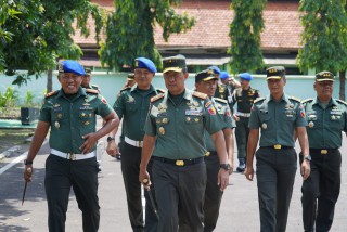 Danrem 084/BJ Kunjungi Markas Denpom V/4 Surabaya