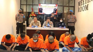 Polres Ponorogo Mengungkap 8 Kasus Narkoba, 10 Tersangka Berhasil Diamankan