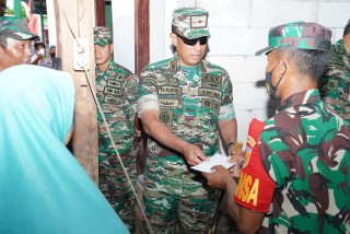 Didampingi Dandim, Danrem 084/BJ Kunjungi Sasaran RUTILAHU Dan Ketahanan Pangan Di Gresik.