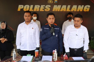 Polres Malang Berhasil Amankan Tersangka Pelemparan Bondet Rumah Petugas Lapas