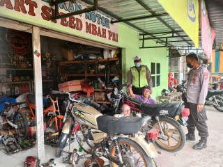 Polisi di Gresik Masif Sosialisasikan Larangan Bengkel Jual dan Pasang Knalpot Brong