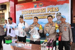 Polres Probolinggo Berhasil Selesaikan 92,46 persen Pengungkapan Kasus Sepanjang Tahun 2022