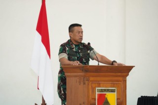 Pesan Danrem 084/BJ Kepada Prajurit dan PNS di Awal Tahun 2023