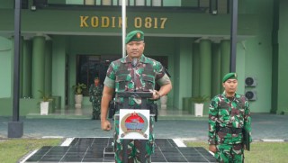 Dandim Gresik Pimpin Upacara Bendera Di Awal Tahun 2023, Ini Instruksinya.