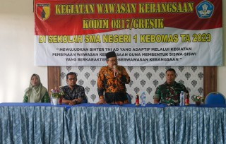 Dandim Gresik Sosok Penggugah Semangat Generasi Muda Melalui Wasbang