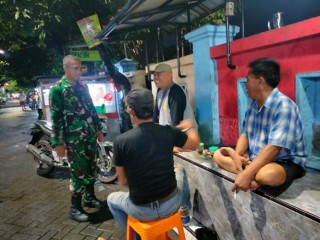 Babinsa Kelurahan Gundih Lakukan Pemantauan Wilayah dan Komsos