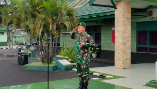 Dandim Berikan Himbauan Usai Pimpin Upacara Bendera