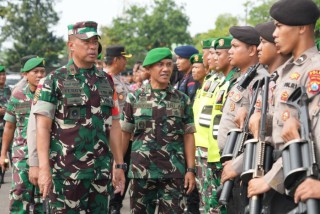 Gelar Pasukan Operasi Pengamanan VVIP di Gelar Menjelang Kedatangan RI 2