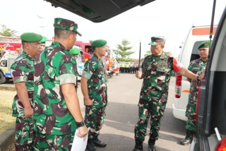 Gelar Pasukan Pengamanan VVIP Kunjungan Kerja RI 1