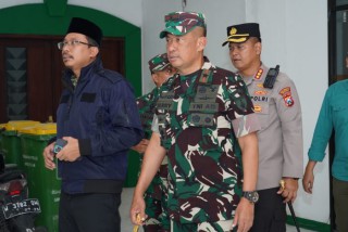 Danrem 084/Bhaskara Cek Sasaran Tempat Kunjungan Presiden dan Wakil Presiden RI