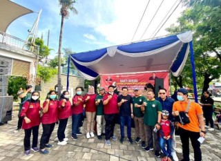 Peringati Hut Ke 49, PPNI dan Legislator PDI Perjuangan Gelar Baksos dan  Donor Darah