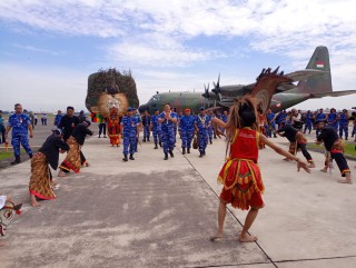 Danlanud Muljono Sambut Kedatangan Pasis Seskoau Angkatan Ke-60