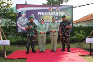 Pangdam V/Brw Kunjungi Korem 084/Bhaskara Jaya