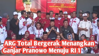 ARG Total Bergerak Menangkan Ganjar Pranowo Menuju RI 1